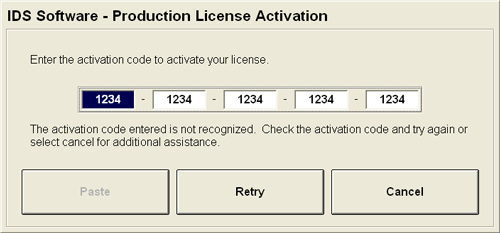 IDS License Activation