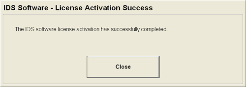 IDS Activation Success